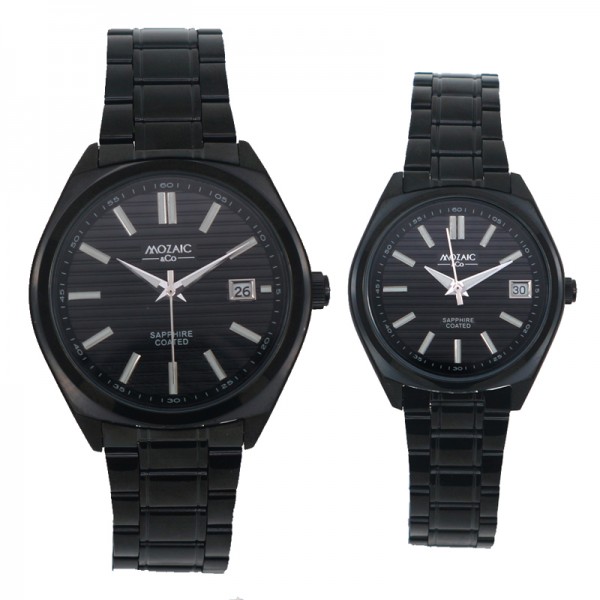 Mozaic MZ1001M dan MZ1001L SB-BLACK Couple